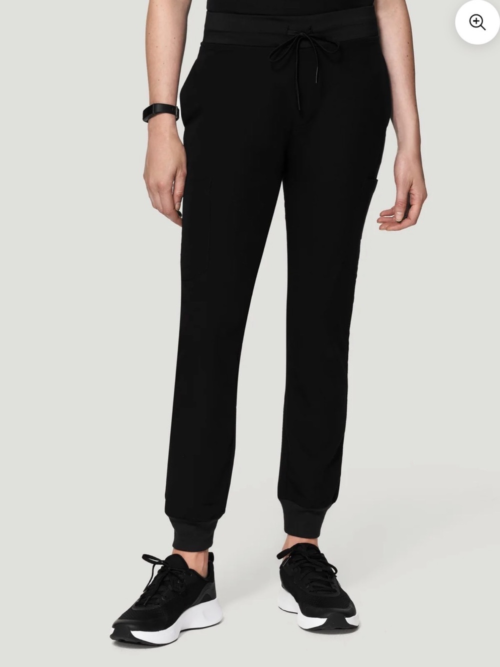 Jogger Scrub Pants with Drawstring Waist - Petite Large - 4 pairs